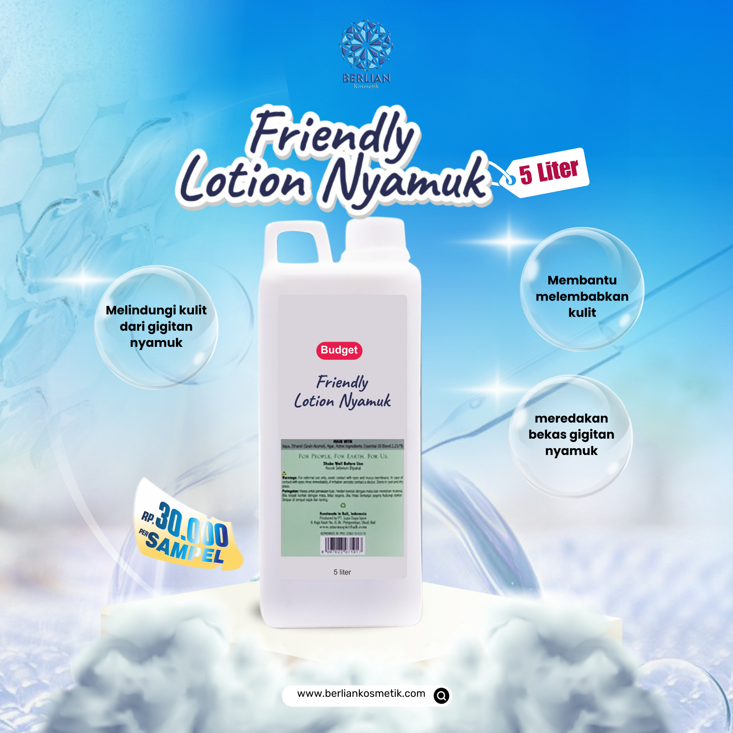 Budget Friendly Lotion Nyamuk 5L